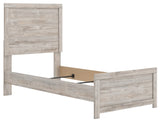 Broachmyn Gray Twin Panel Bed by Ashley at Eve Furniture