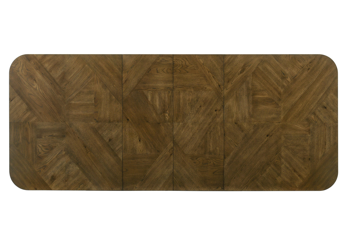 Broadmoor Brown Extendable Dining Table by Crown Mark at Eve Furniture