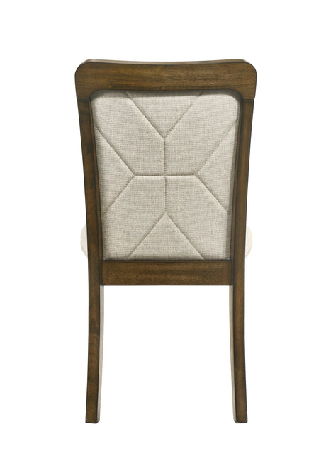 Broadmoor Classic Brown Chairs (Set of 2) by Crown Mark at Eve Furniture
