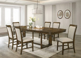 Broadmoor Classic Brown Extendable Dining Room Set by Crown Mark at Eve Furniture