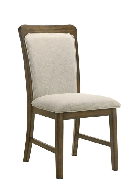 Broadmoor Classic Brown Chairs (Set of 2) by Crown Mark at Eve Furniture