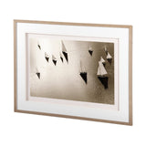 Broads Regatta, Island Yachts by Ben Wood Hand Embelished Framed Photo Art Print Matted under Glass by Mercana at Eve Furniture