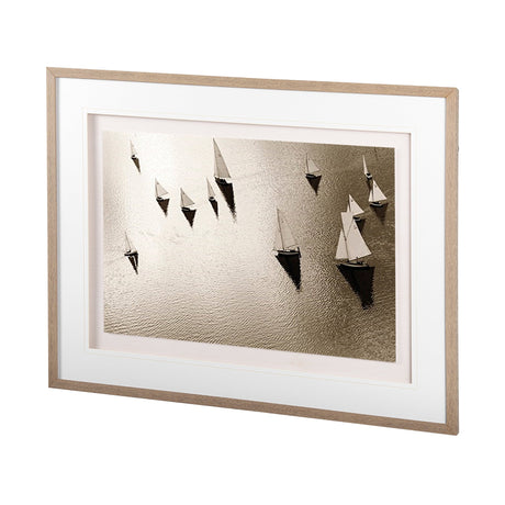 Broads Regatta, Island Yachts by Ben Wood Hand Embelished Framed Photo Art Print Matted under Glass by Mercana at Eve Furniture
