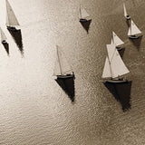 Broads Regatta, Island Yachts by Ben Wood Hand Embelished Framed Photo Art Print Matted under Glass by Mercana at Eve Furniture