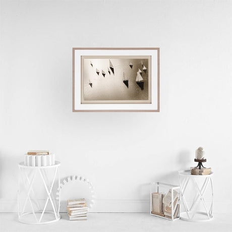 Broads Regatta, Island Yachts by Ben Wood Hand Embelished Framed Photo Art Print Matted under Glass by Mercana at Eve Furniture