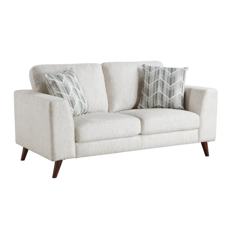 Broadway Silver Cloud Loveseat by Homelegance at Eve Furniture