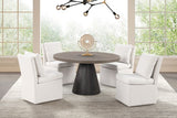 Broager Rustic Oak/Dark Walnut 5-Piece Dining Room Set by Furniture of America at Eve Furniture