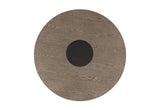 Broager Rustic Oak/Dark Walnut Round Table by Furniture of America at Eve Furniture