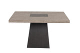 Broager Rustic Oak/Dark Walnut Square Table by Furniture of America at Eve Furniture