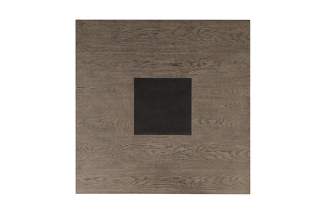Broager Rustic Oak/Dark Walnut Square Table by Furniture of America at Eve Furniture