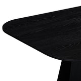 Brocha 106" Ash Wood Rectangular Dining Table by TOV Furniture at Eve Furniture