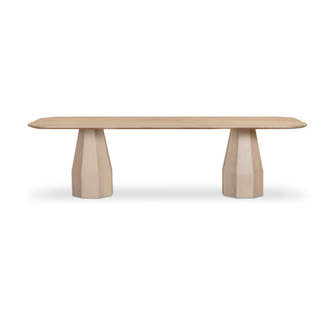 Brocha 106" Ash Wood Rectangular Dining Table by TOV Furniture at Eve Furniture