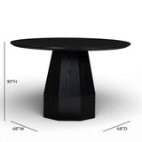 Brocha 48'' Ash Wood Round Dining Table by TOV Furniture at Eve Furniture