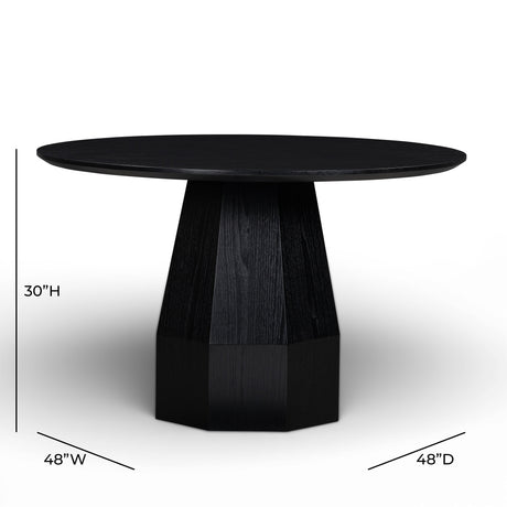 Brocha 48'' Ash Wood Round Dining Table by TOV Furniture at Eve Furniture