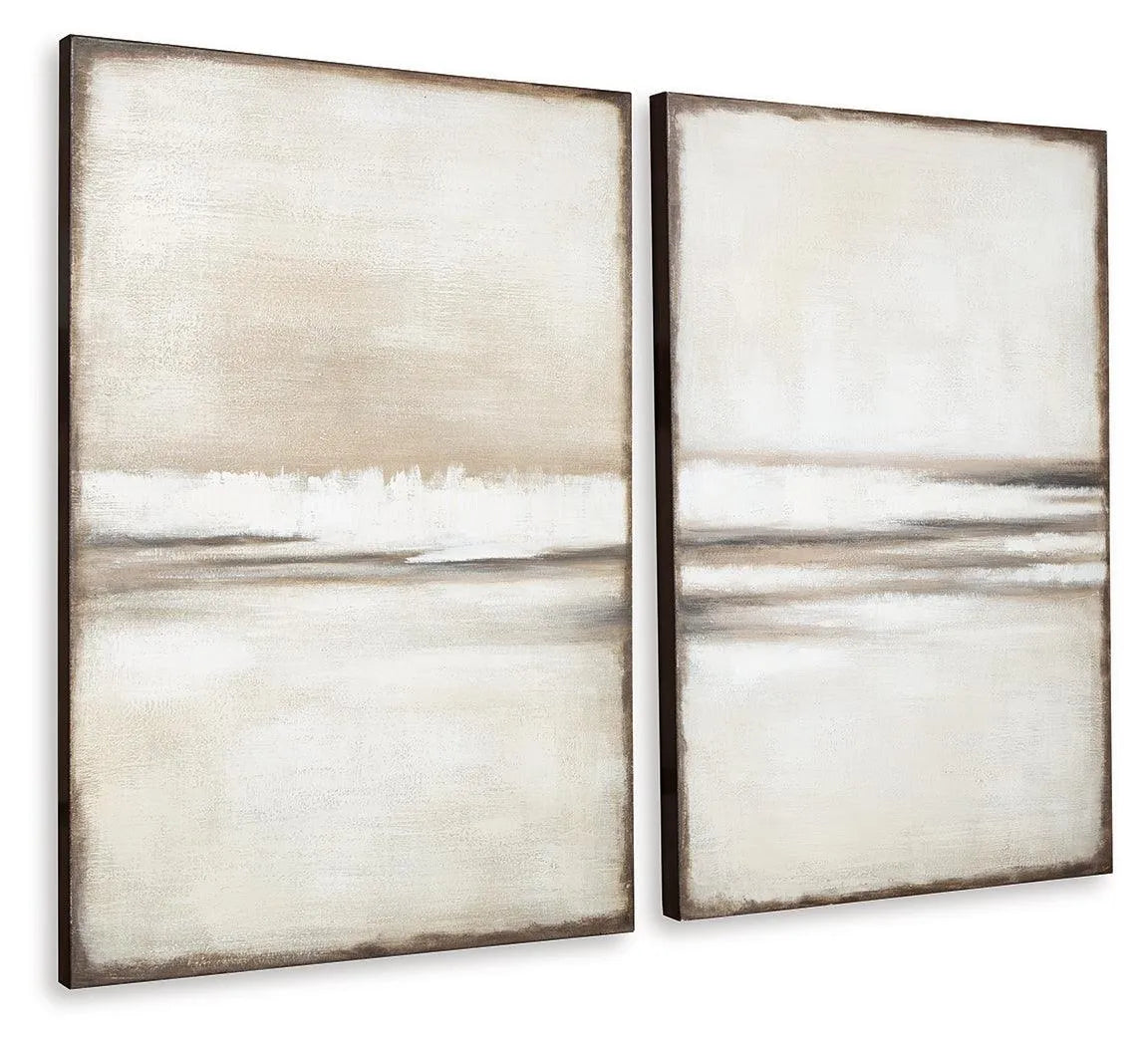 Brockdunn Tan/Brown Wall Art by Ashley at Eve Furniture