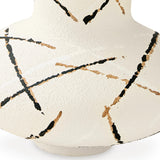 Brockford Cream/Black/Brown Vase by Ashley at Eve Furniture