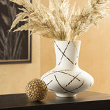 Brockford Cream/Black/Brown Vase by Ashley at Eve Furniture