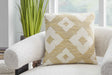 Brockner Next-Gen Nuvella Brown/Yellow Pillow by Ashley at Eve Furniture