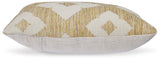 Brockner Next-Gen Nuvella Brown/Yellow Pillow (Set of 4) by Ashley at Eve Furniture