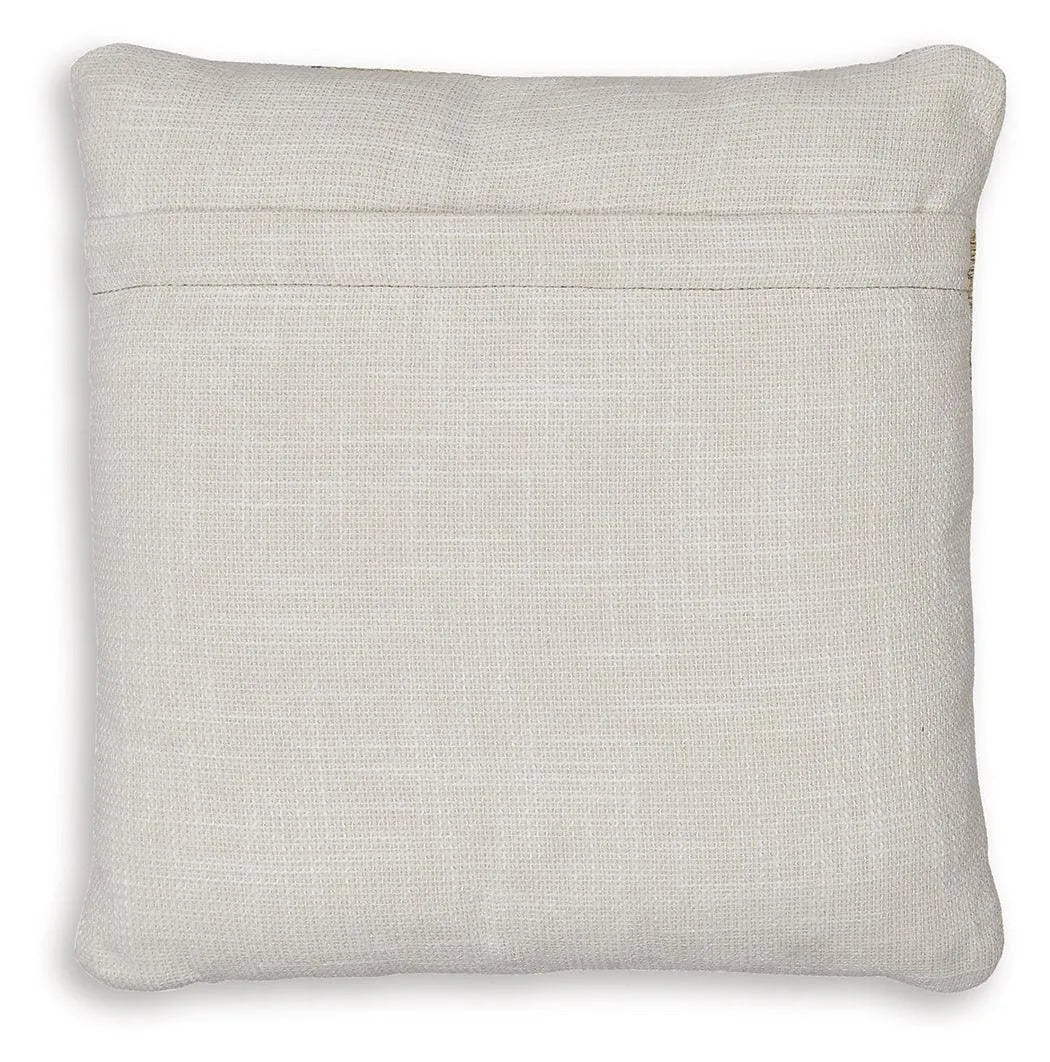 Brockner Next-Gen Nuvella Brown/Yellow Pillow (Set of 4) by Ashley at Eve Furniture