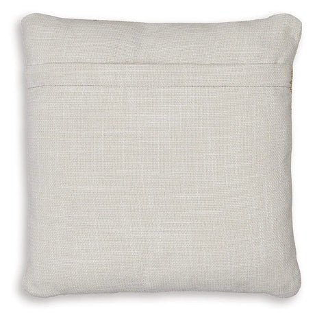 Brockner Next-Gen Nuvella Brown/Yellow Pillow (Set of 4) by Ashley at Eve Furniture