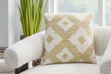 Brockner Next-Gen Nuvella Brown/Yellow Pillow (Set of 4) by Ashley at Eve Furniture