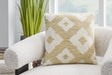 Brockner Next-Gen Nuvella Brown/Yellow Pillow (Set of 4) by Ashley at Eve Furniture