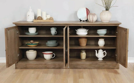 Brockway Cove 4-Door Server Barley Brown by Coaster at Eve Furniture