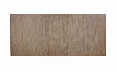 Brockway Cove and Barley Brown Trestle Dining Table by Coaster at Eve Furniture