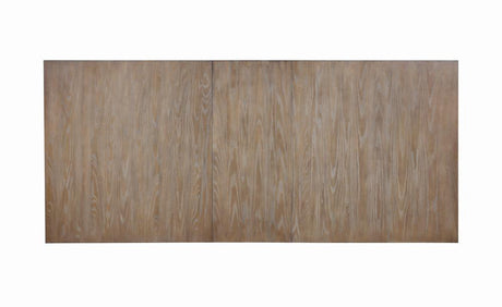 Brockway Cove and Barley Brown Trestle Dining Table by Coaster at Eve Furniture