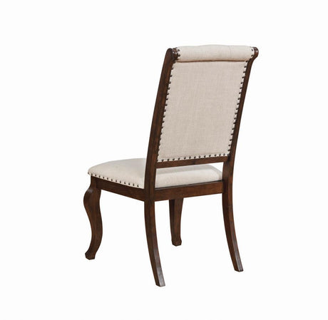 Brockway Cove Cream/Antique Java Tufted Dining Chairs, Set of 2 by Coaster at Eve Furniture