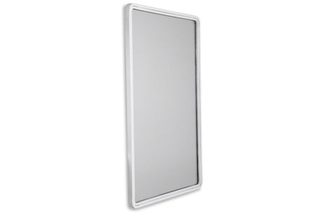 Brocky White Accent Mirror by Ashley at Eve Furniture
