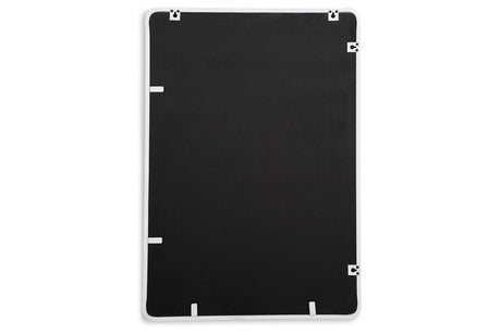 Brocky White Accent Mirror by Ashley at Eve Furniture