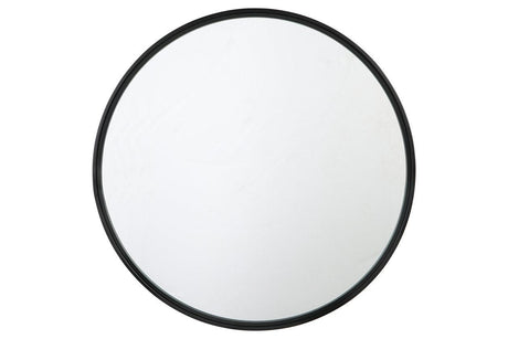 Brocky Black Accent Mirror by Ashley at Eve Furniture