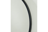 Brocky Black Accent Mirror by Ashley at Eve Furniture