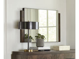 Broderick Chesser Mirror in Wild Oats Brown by Modus Furniture at Eve Furniture