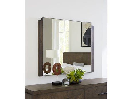 Broderick Dresser Mirror in Wild Oats Brown by Modus Furniture at Eve Furniture