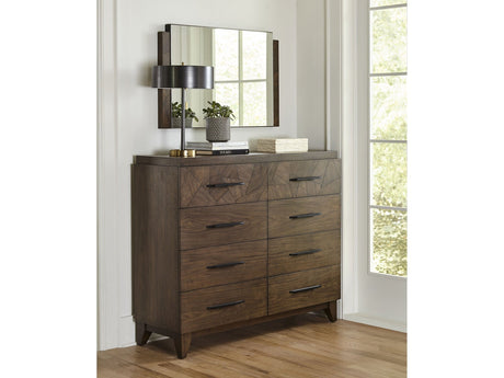 Broderick Eight-Drawer Chesser in Wild Oats Brown by Modus Furniture at Eve Furniture