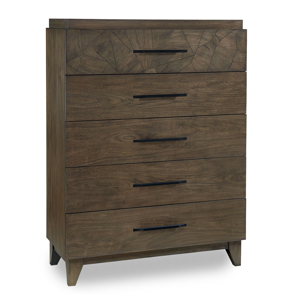 Broderick Five-Drawer Chest in Wild Oats Brown by Modus Furniture at Eve Furniture