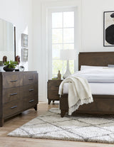 Broderick Six-Drawer Dresser in Wild Oats Brown by Modus Furniture at Eve Furniture