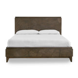 Broderick Wood Eastern King Panel Bed in Wild Oats Brown by Modus Furniture at Eve Furniture