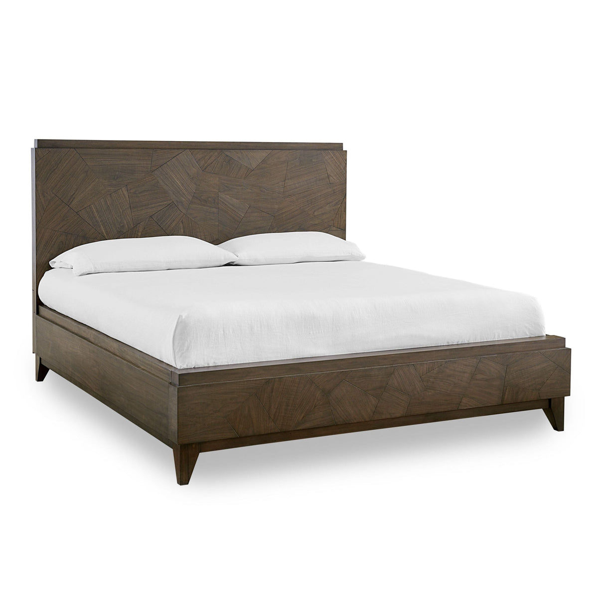 Broderick Wood Full Panel Bed in Wild Oats Brown by Modus Furniture at Eve Furniture