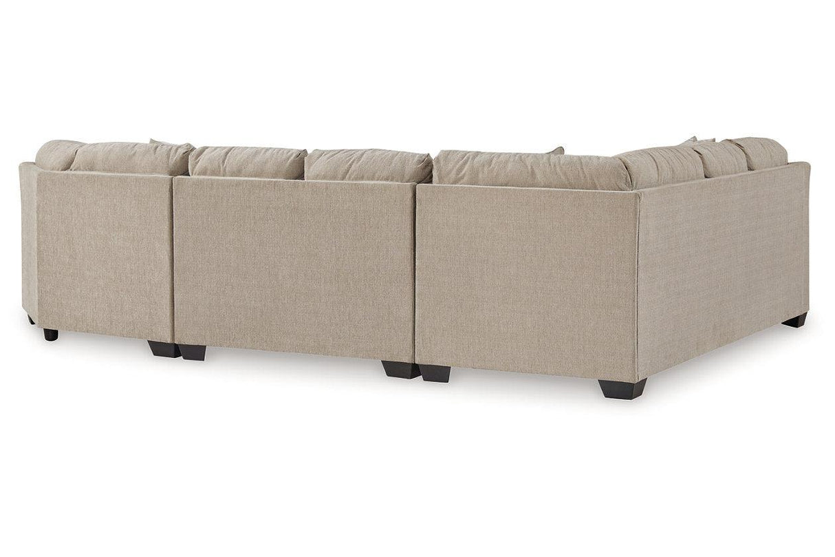 Brogan Bay Cork 3-Piece Right Arm Facing (RAF) Cuddler Sectional by Ashley at Eve Furniture