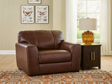 Brogliano Canyon Leather Chair and a Half by Ashley at Eve Furniture