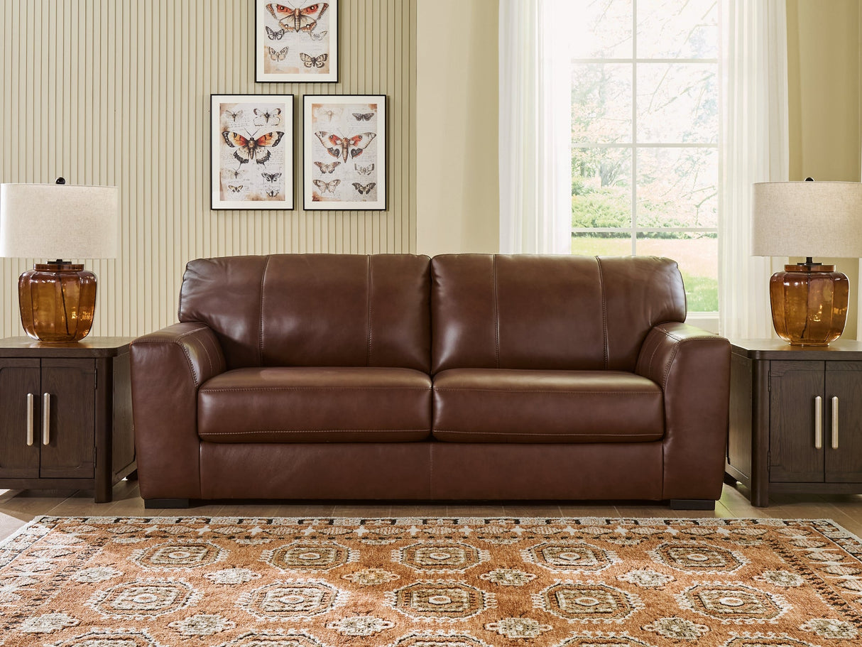 Brogliano Canyon Leather Sofa by Ashley at Eve Furniture