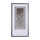 Broken Puzzle I by Mercana Studio a Hand Embellished Textured Framed Art Print Matted under Glass by Mercana at Eve Furniture