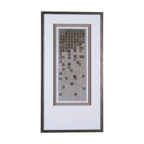 Broken Puzzle I by Mercana Studio a Hand Embellished Textured Framed Art Print Matted under Glass by Mercana at Eve Furniture