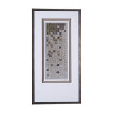 Broken Puzzle II by Mercana Studio a Hand Embellished Textured Framed Art Print Matted under Glass by Mercana at Eve Furniture