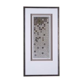 Broken Puzzle II by Mercana Studio a Hand Embellished Textured Framed Art Print Matted under Glass by Mercana at Eve Furniture