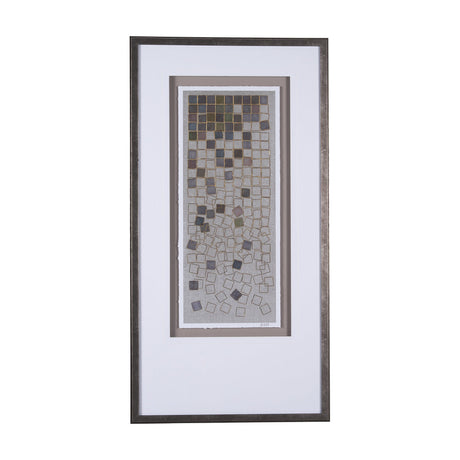 Broken Puzzle II by Mercana Studio a Hand Embellished Textured Framed Art Print Matted under Glass by Mercana at Eve Furniture